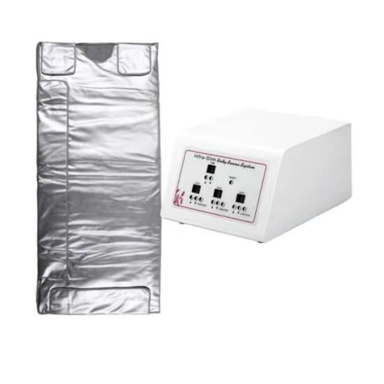 Infrared Sauna Blanket Portable - Verre-infrarood thermische isolatiedeken, draagbaar, 3 verwarmingszones,