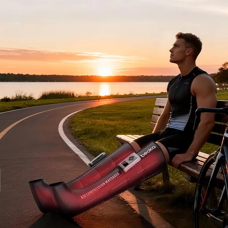 Compression Boots Recovery - Draadloze beenherstelboots met 5 kamers, luchtdrukcompressie