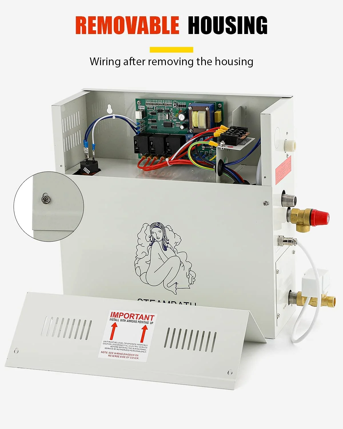 Steam Sauna Generator 9Kw - 2026 9 kW luxe stoomgenerator douche