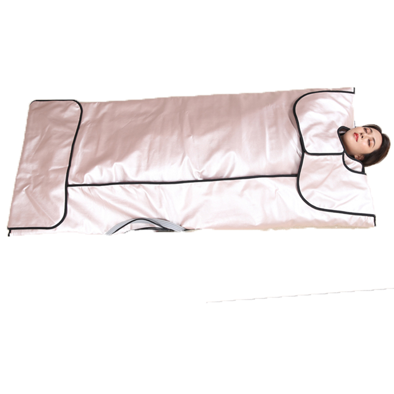 Infrared Sauna Blanket Portable - 3-zone waterdichte rugvibratiemassage ver-infrarood sauna deken,