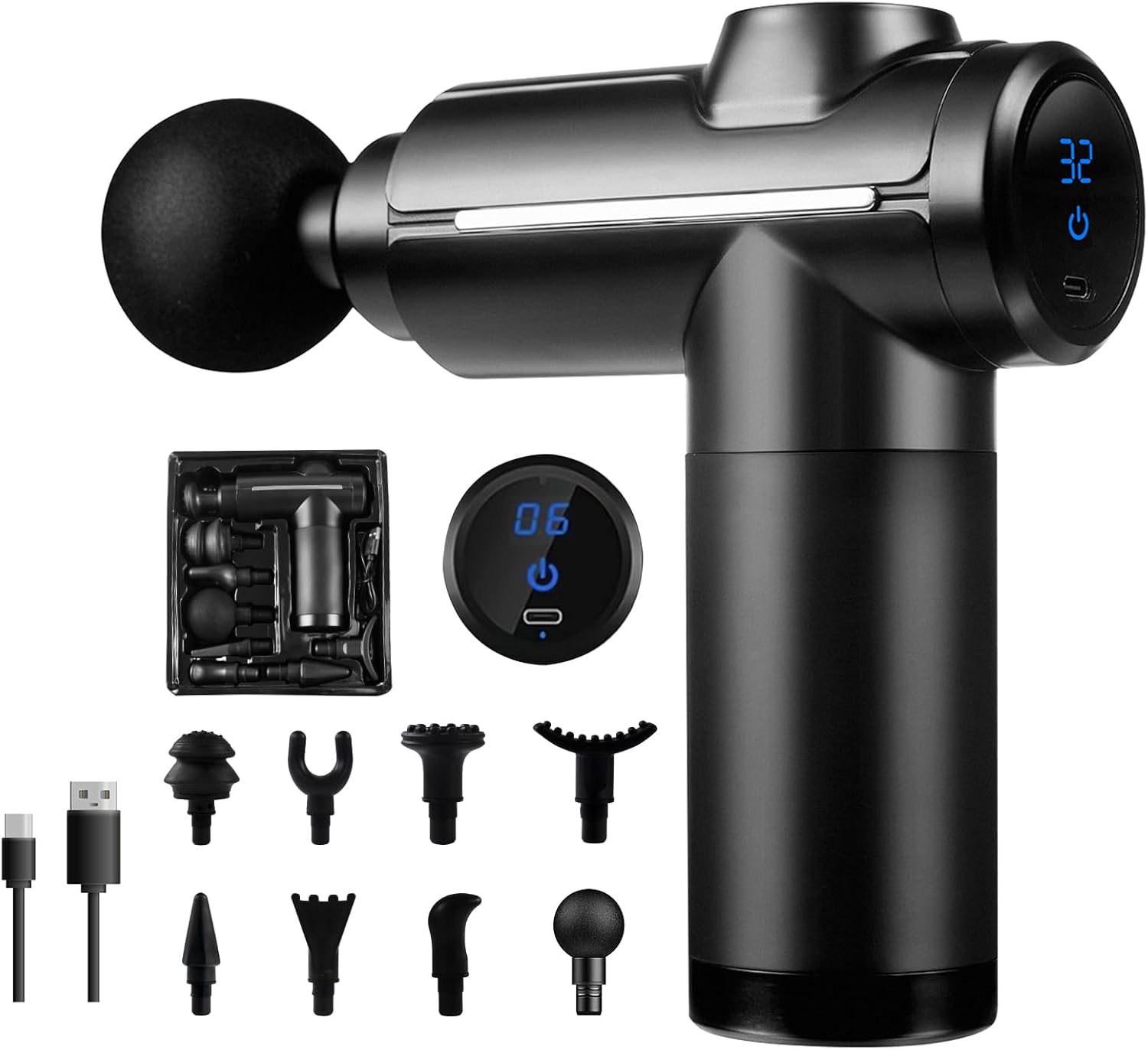 Massage Gun Percussion Deep Tissue - Massagepistool Deep Tissue Muscle Percussion Massager,