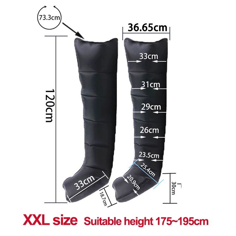 Compression Boots Recovery - XXL Formaat Luchtcompressie Beenmassage Pressotherapie Herstelboot