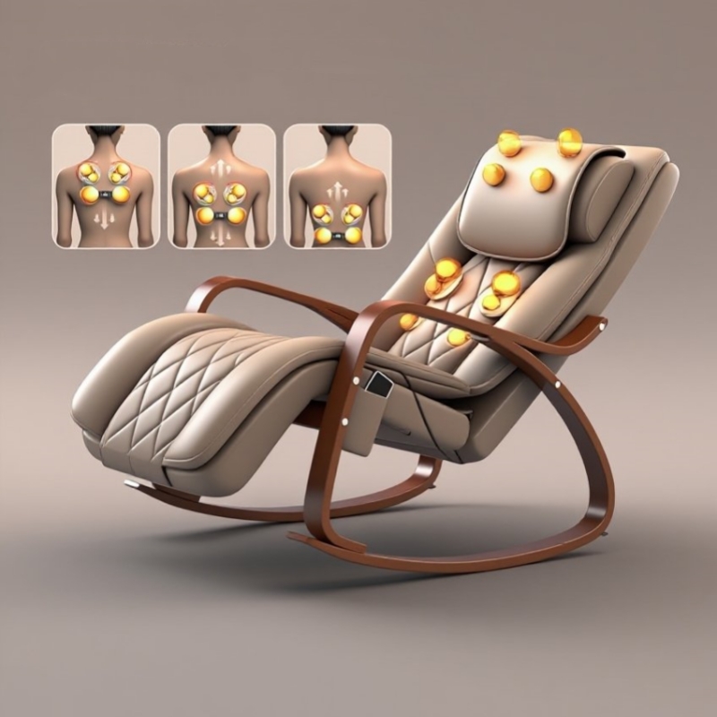 Massage Chair Zero Gravity - Ergonomische Massage Rocker Fauteuil Stoel Warmte