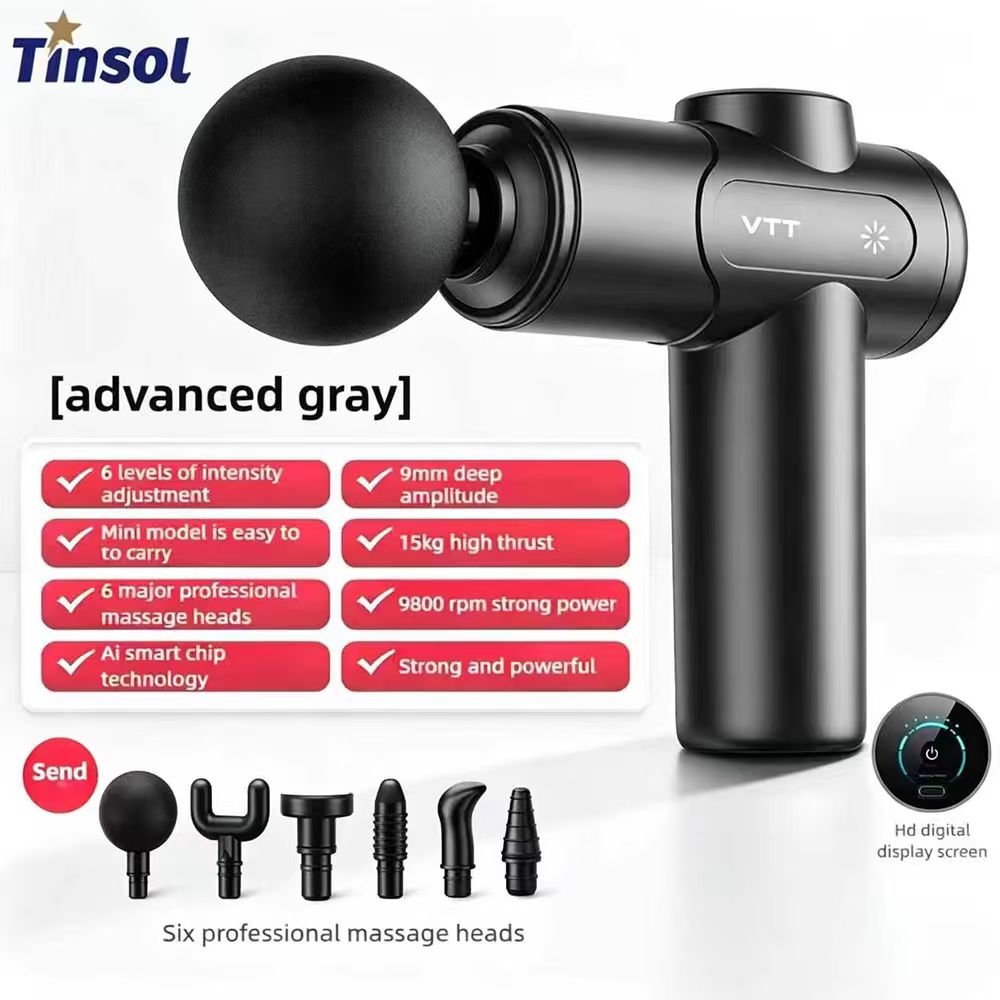 Massage Gun Percussion Deep Tissue - TINSOL Elektrische Fascia Gun Diepteweefsel Percussie