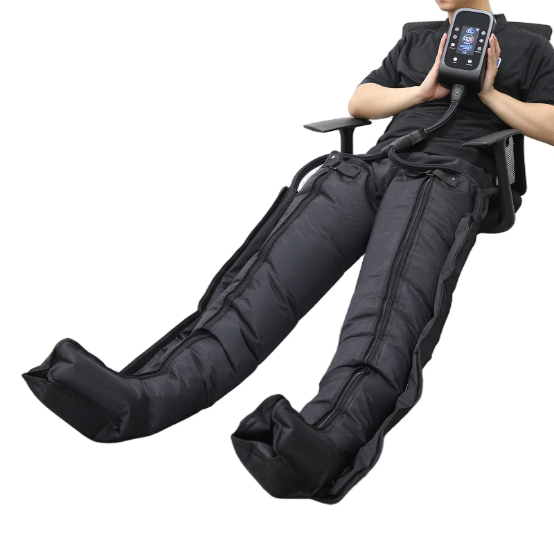 Compression Boots Recovery - Luchtcompressietherapie-laarzen, 6-kamer beenmassager, sportherstel, verlichting van