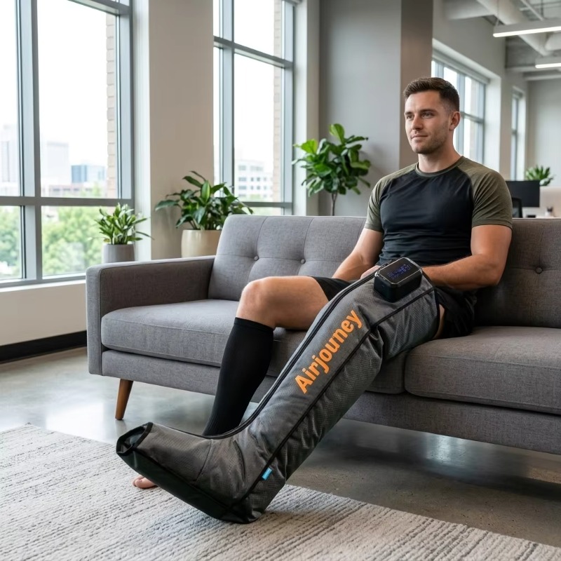 Compression Boots Recovery - 6-kamer USB oplaadbare pressotherapie machine met