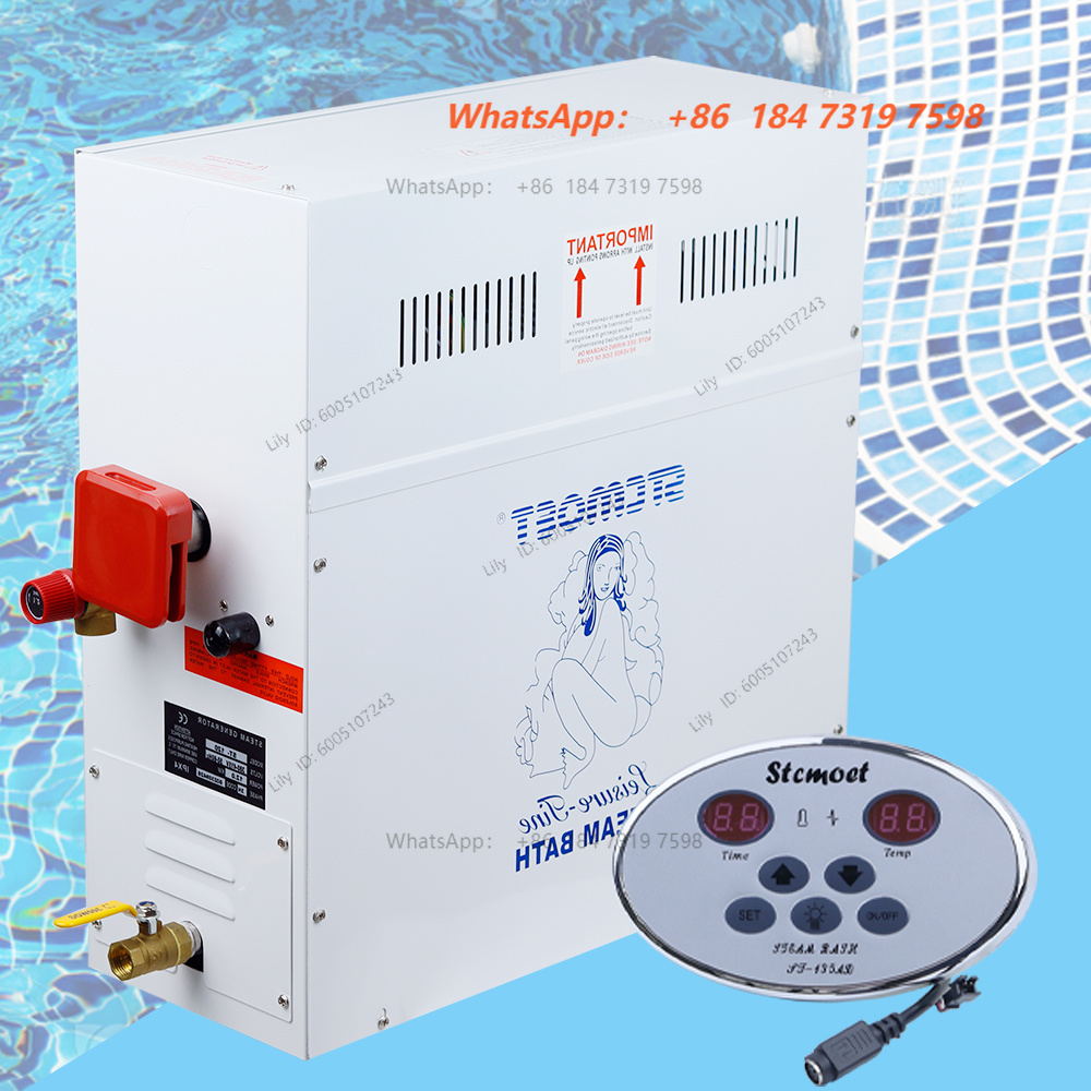 Steam Sauna Generator 9Kw - 6/9KW stoomdouche generator, stoommachine voor thuisgebruik,