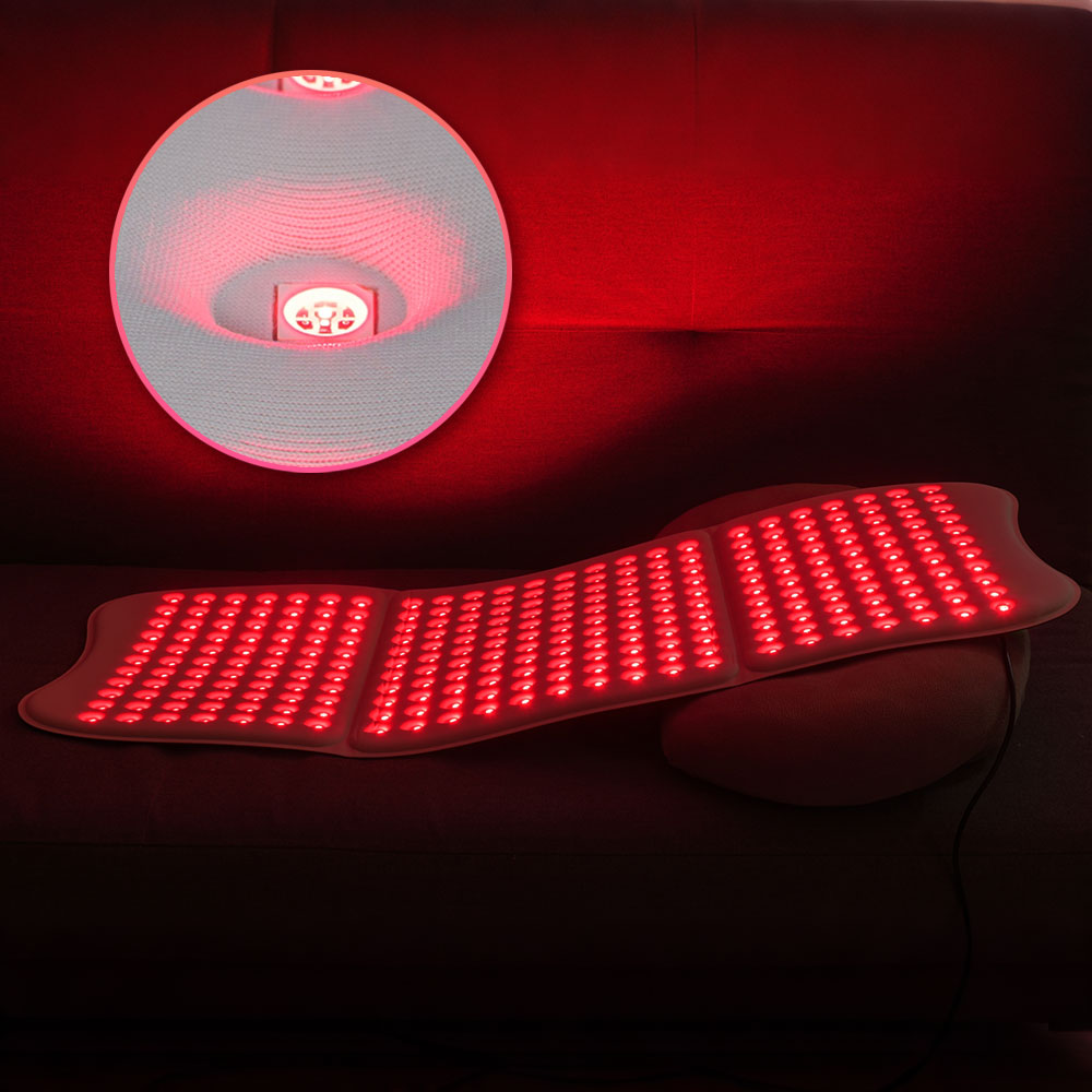 Red Light Therapy Mat Full Body - Grote rode lichtmat, draagbaar, near-infrared 660nm