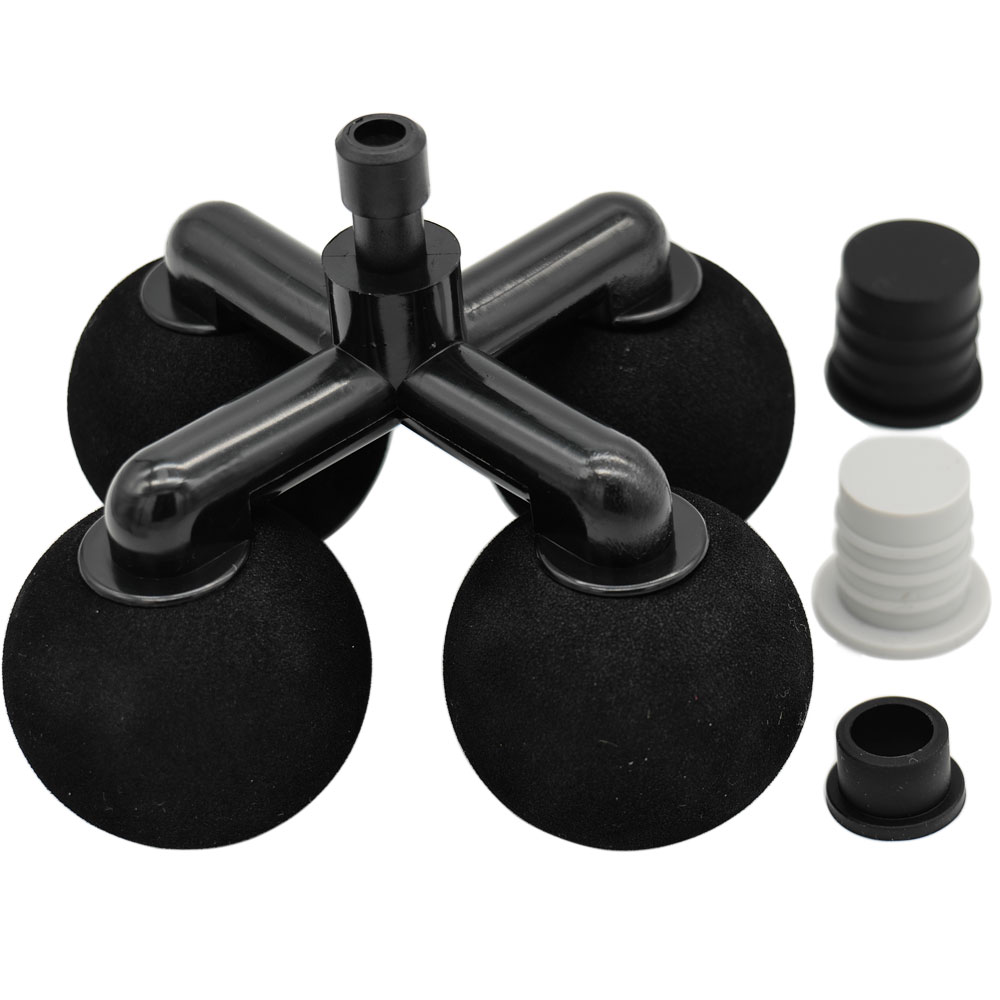 Massage Gun Percussion Deep Tissue - Fascia Gun Creatieve Massagekop met 4ballen,