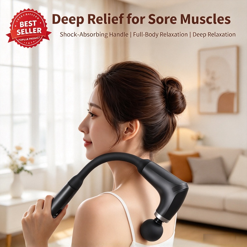 Slimme elektrische fasciapisto - Massage Gun Percussion Deep Tissue recensie en prijs