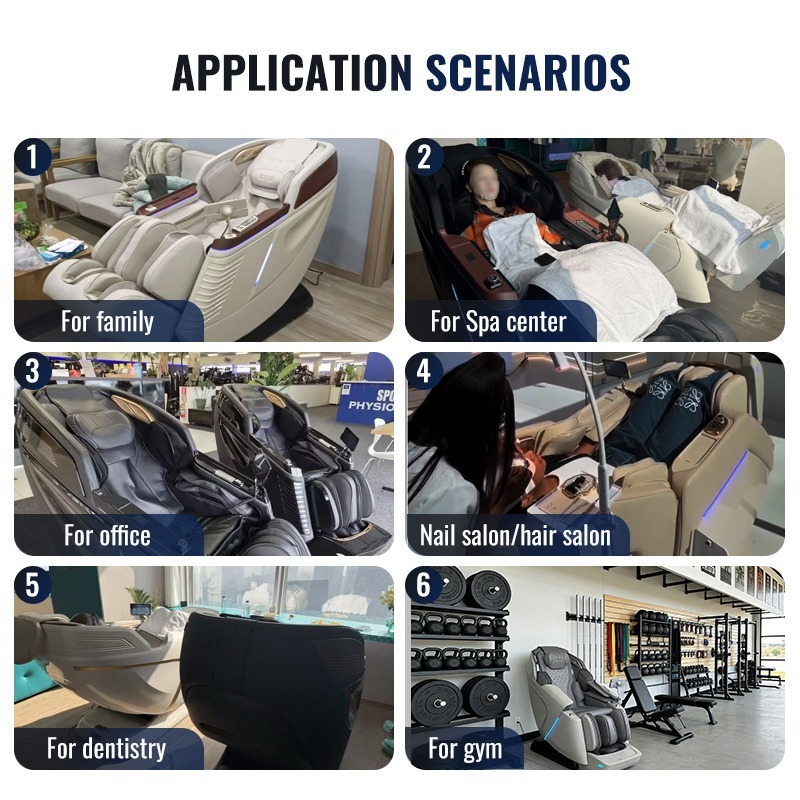 Volledige lichaams-8D zero gra - Massage Chair Zero Gravity recensie en prijs
