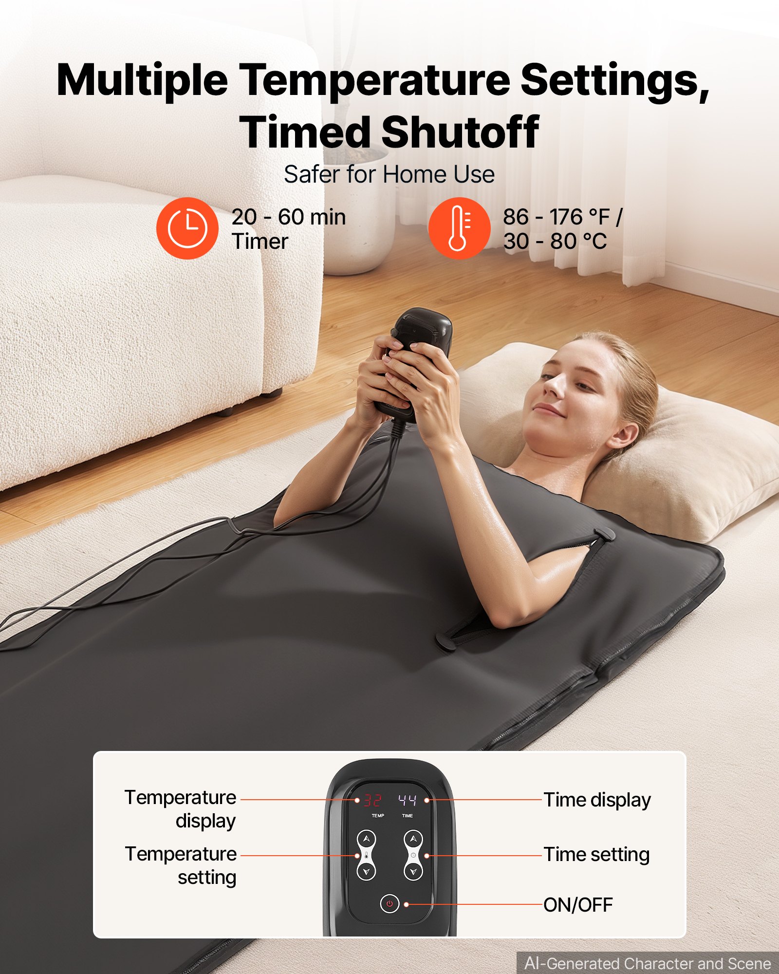 Infrarood sauna-deken met armg - Infrared Sauna Blanket Portable recensie en prijs