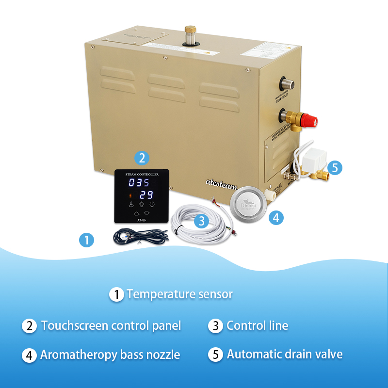 Atcsteam Fabriekslevering 9KW  - Steam Sauna Generator 9Kw recensie en prijs