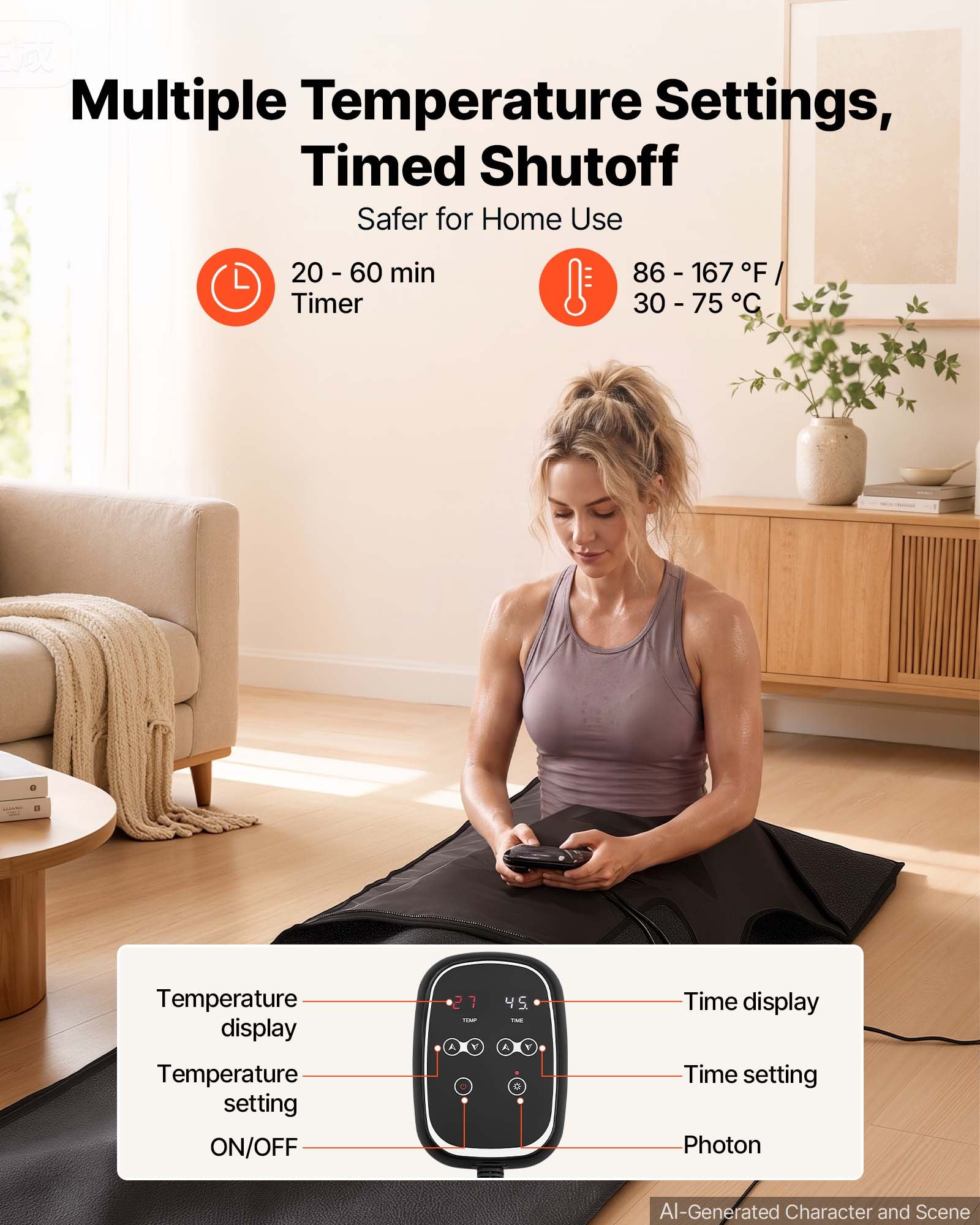 Infrarood sauna-deken met mine - Infrared Sauna Blanket Portable recensie en prijs
