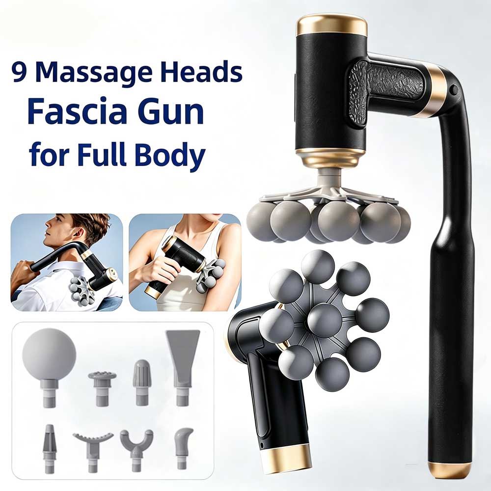 2-in-1 Fascia Gun met lange en - Massage Gun Percussion Deep Tissue recensie en prijs