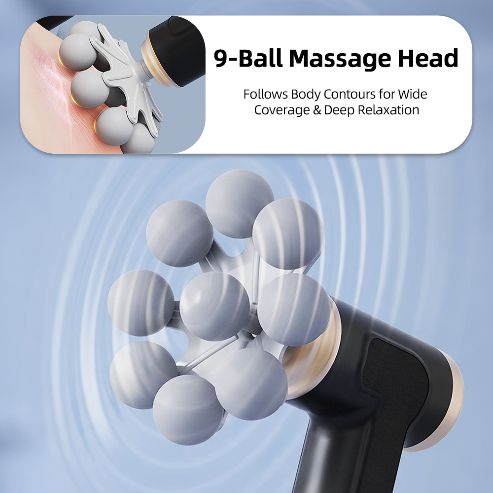 2-in-1 Fascia Gun met lange en - Massage Gun Percussion Deep Tissue recensie en prijs