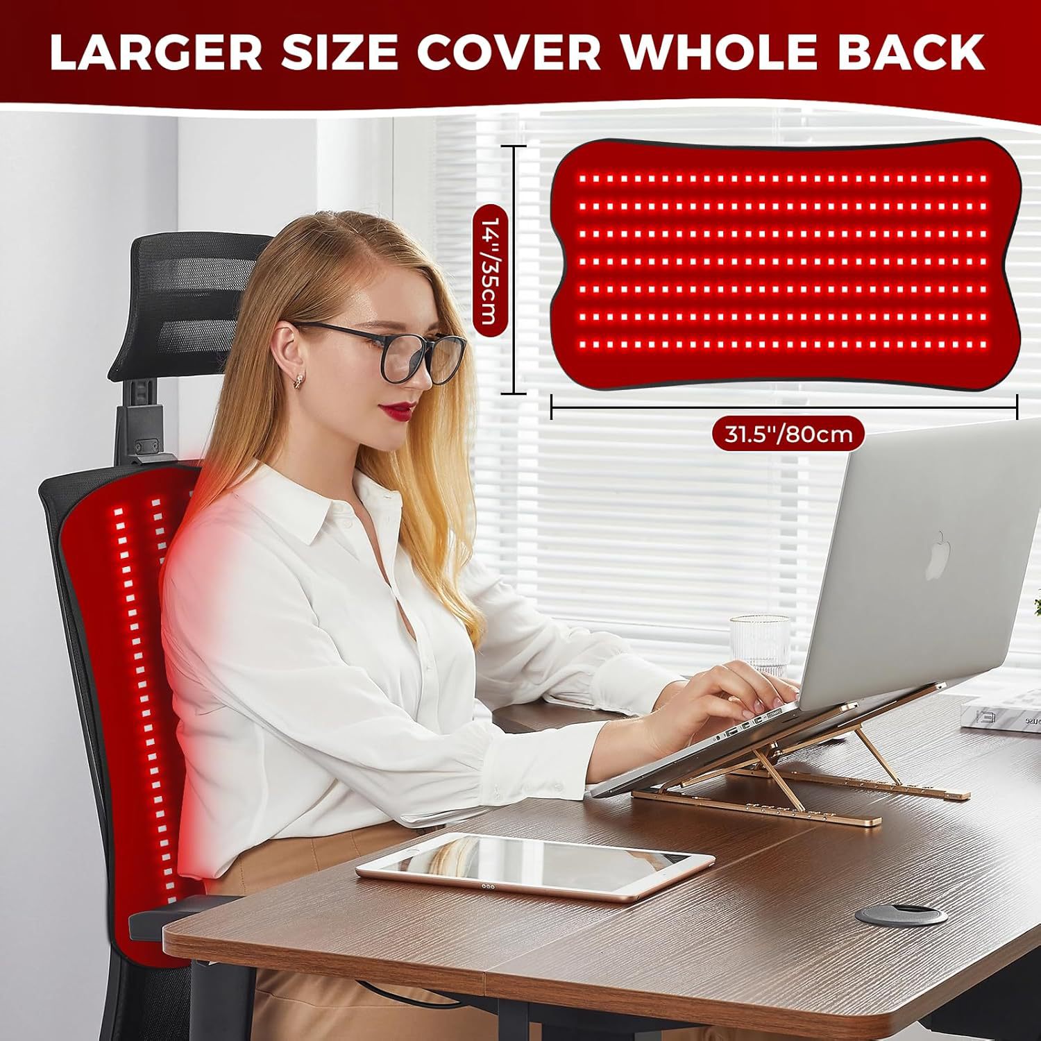 Grote 210-LED roodlichttherapi - Red Light Therapy Mat Full Body recensie en prijs