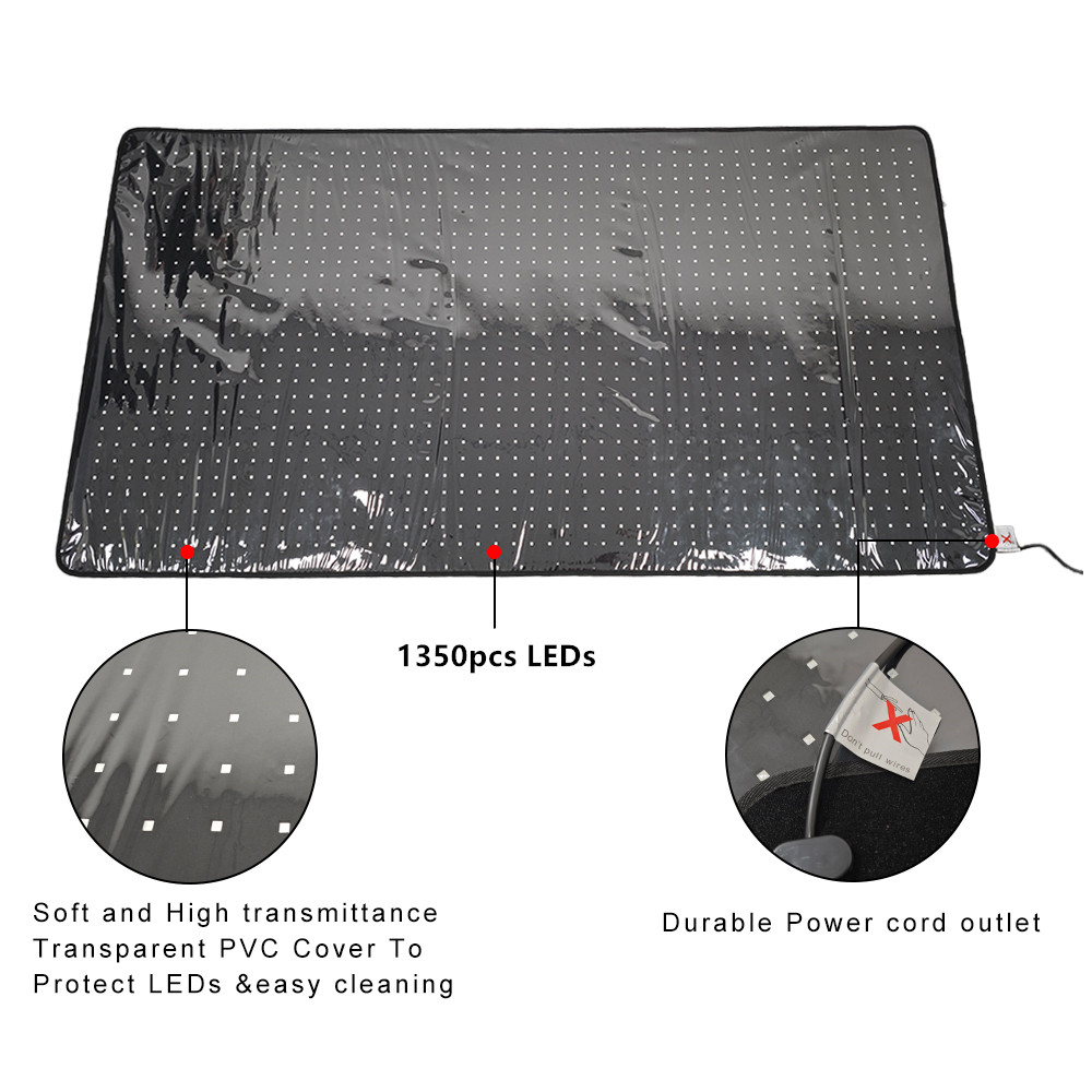Populaire 660nm 850nm LED-lich - Red Light Therapy Mat Full Body recensie en prijs