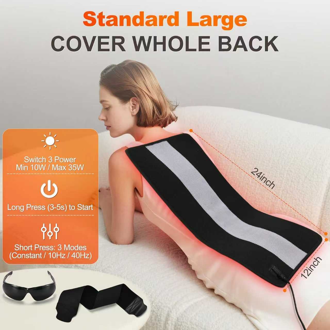 Hot selling: 242 LED roodlicht - Red Light Therapy Mat Full Body recensie en prijs