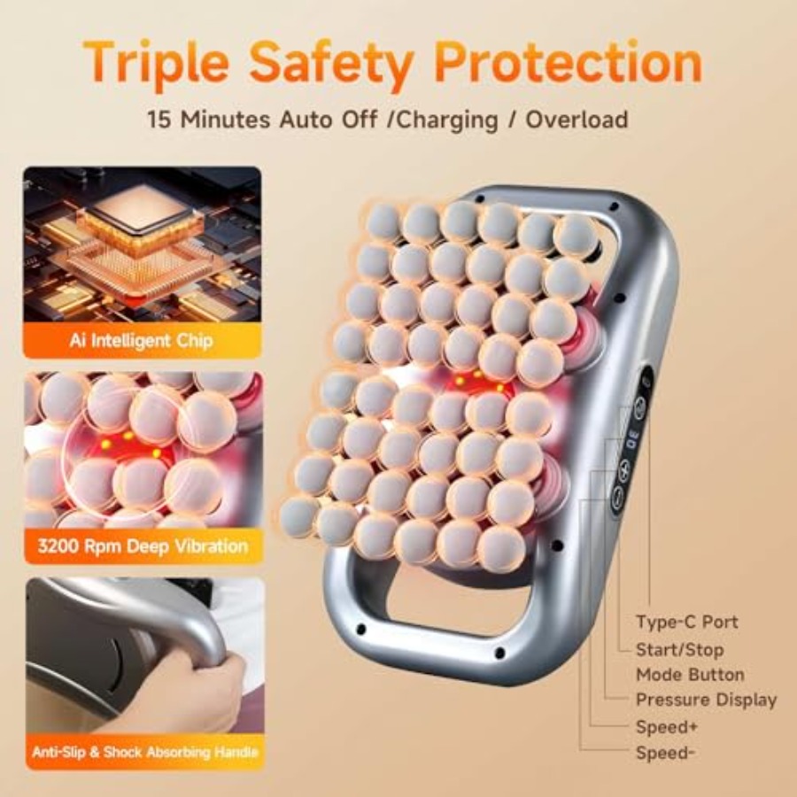 48-delige massagepistoolset, d - Massage Gun Percussion Deep Tissue recensie en prijs