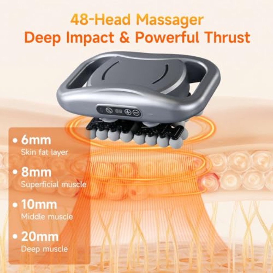 48-delige massagepistoolset, d - Massage Gun Percussion Deep Tissue recensie en prijs
