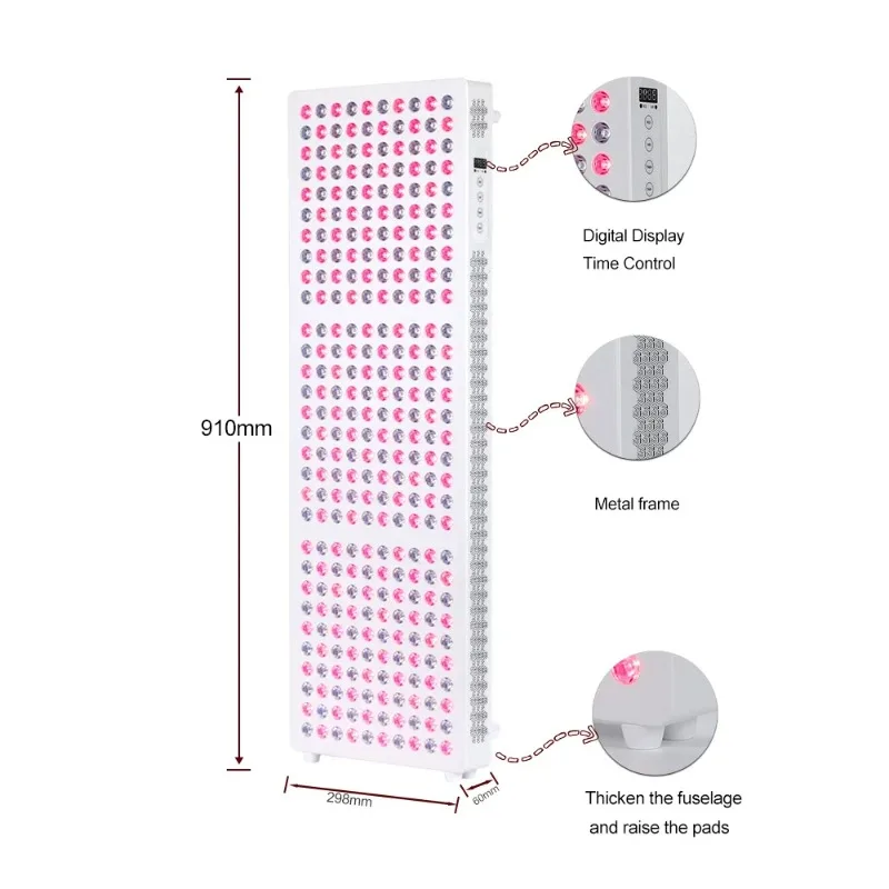 1000W 1500W 660nm 850nm Medisc - Red Light Therapy Panel 1500W recensie en prijs
