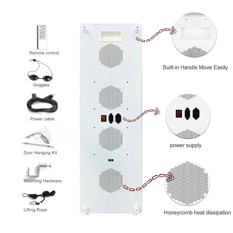 1000W 1500W 660nm 850nm Medisc - Red Light Therapy Panel 1500W recensie en prijs